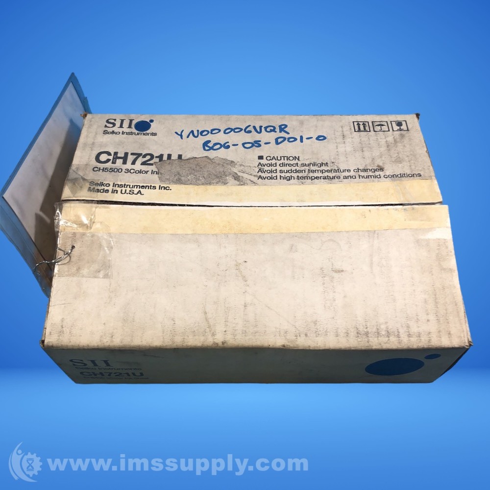 SEIKO CH721U 3Color Ink Sheet Wax Transfer Ribbons FNOB