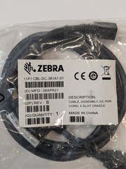 Zebra PWR-BGA12V50W0WW Power Adapter X2 & CBL-DC-381A1-01 Power Cable x2