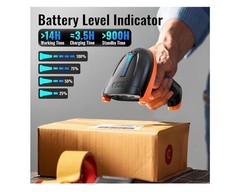 Tera Barcode Scanner Wireless 1D Laser Cordless Barcode Reader USB 5100 Orange