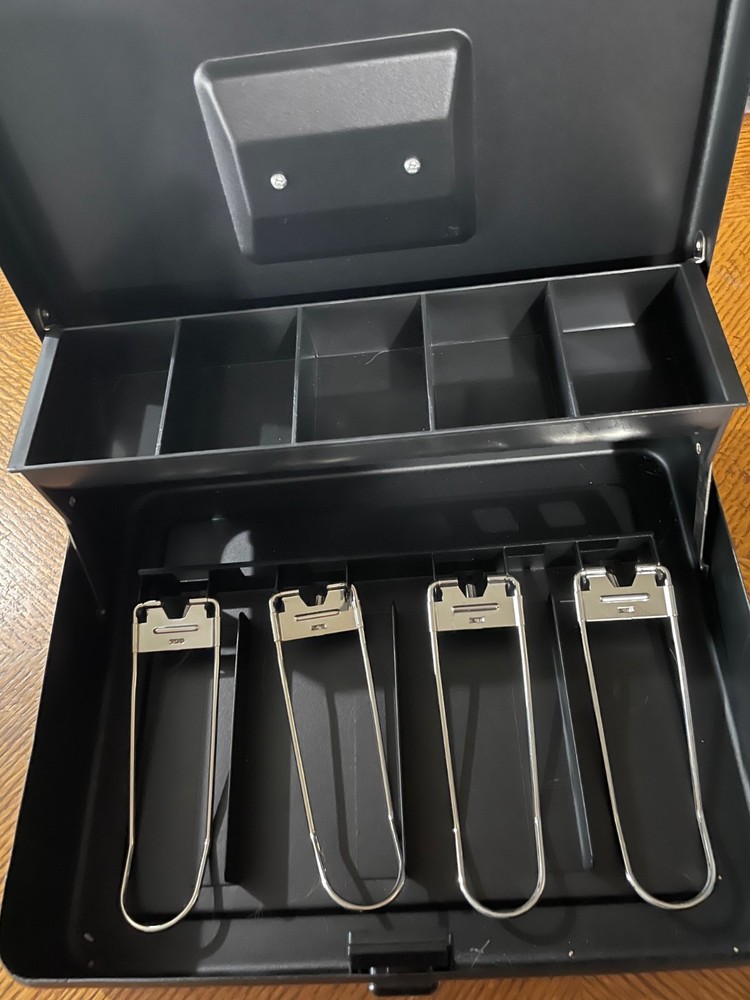 Steel Cash Box with Money Tray