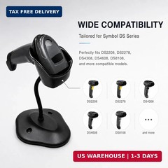Universal Barcode Scanner Holder [New Version 2026] for Symbol Zebra DS2208 DS22