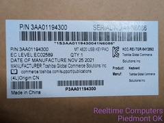 NEW Toshiba 4820-5LG SurePoint 15″ POS Touch Monitor Kit w/ Keypad MSR Brackets