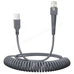 3M USB A to RJ45 Coiled Cable For Zebra DS6878 DS9808 DS6707 DS6700 DS6708