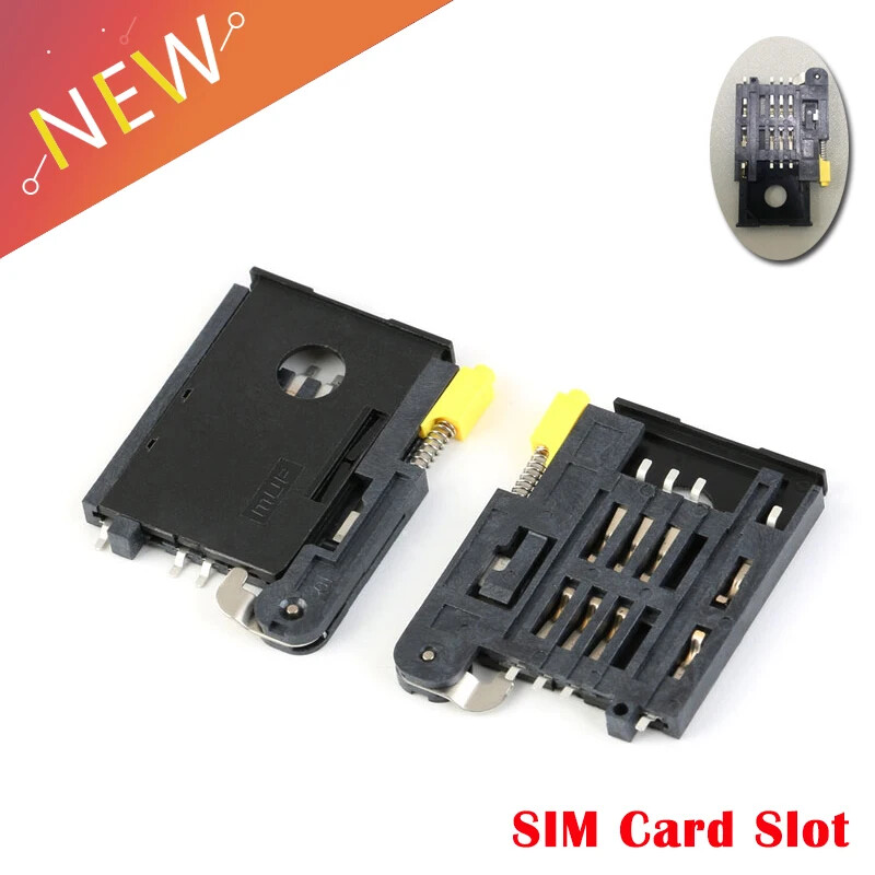 SIM Card Holder A Card Slot 5PCS 6+2P Self-Elastic Drawer Connector