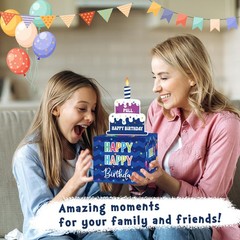 Birthday Money Box for Cash Gift Pull Surprise Money Gift Box for Kids Adults