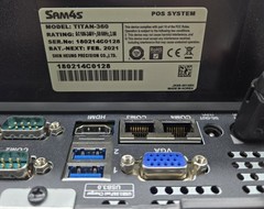 Sam4s Titan-360 POS System Enterprise Touchscreen Windows Embedded Standard 7