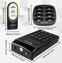 Retekess TD184 Restaurant Pager System Pagers for Restaurants1000M Long Dista…