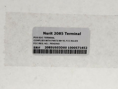 Lipman Nurit 2085 POS Credit Card Reader Payment Terminal Thermal Printer