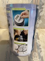 Shift 3 Auto Count Digital Coin Bank Automatically Totals Up Your Savings NEW