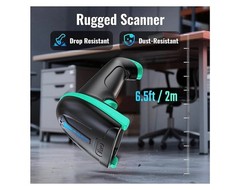 Tera Barcode Scanner Wireless 1D Laser Cordless Barcode Reader USB 5100 Teal