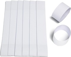 Money Band Currency Straps – 7.5 x 1.15 Inches, 100 Self-Sealing Bill Wrappers
