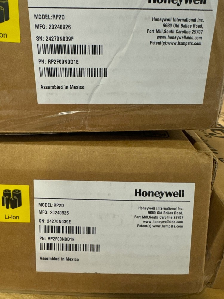 Honeywell – RP2F00N0D1E – RP2f, Bluetooth 5.0, Wifi 802.11a/b/g/n/, NEW IN BOXES