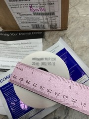 3 1/8″ (80 mm) x 170′ Iconex Full-Tack Sticky Media Linerless Labels (10 rolls)
