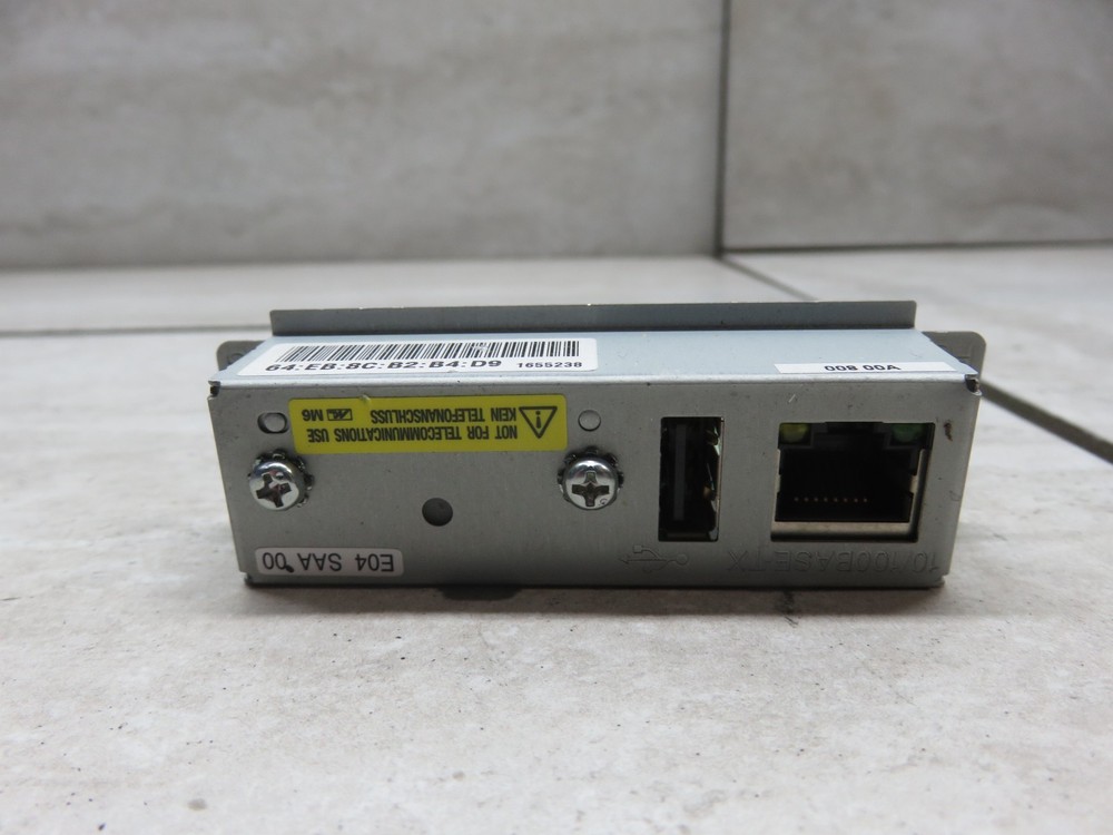 Epson UB-E04 Ethernet/USB Interface C32C881008, TM T88VI T88V T70II U220 H6000