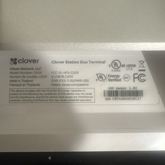 Clover Duo 3rd Gen Customer Display PNC Merchant Compatible w/ Cable
