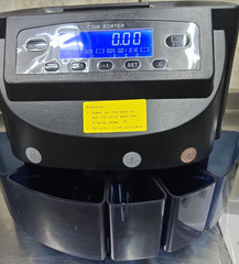 YWangQiang Money Counter Machine USD,Euro Coin Counter, Sorter, and Wrapper Coin