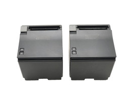Lot of 2 Epson TM-m30 M335A POS Receipt Mobile Thermal Label Printer