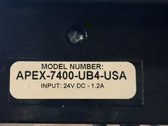 PTI Pyramid Apex 7000 APEX-7400-UB4-USA Bill Validator 24V MDB Open Box