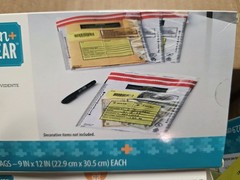 Tamper Evident Deposit Bags New Sealed Pen & Gear 25 Count A Box