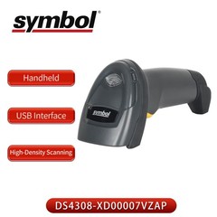 Zebra DS4308-XD 1D/2D Handheld Omni-Directional Barcode Scanner Imager USB Cable