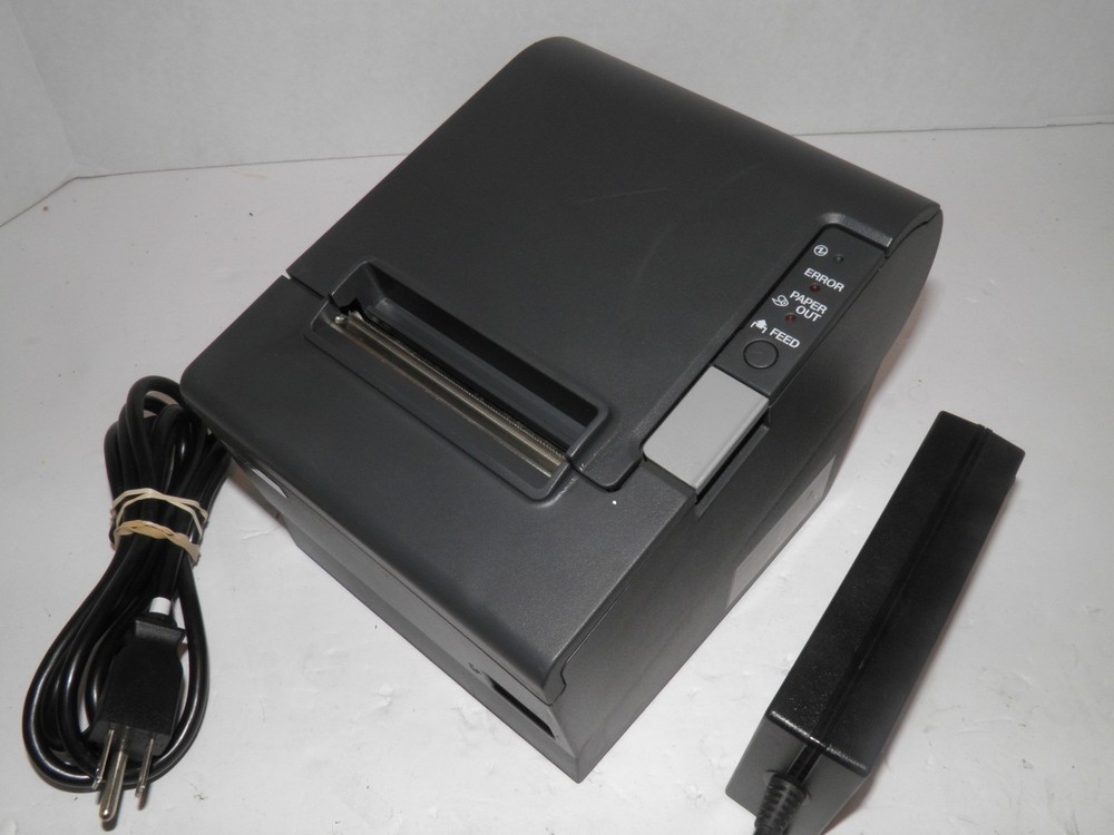Epson M129H TM-T88IV Thermal POS Receipt Printer Ethernet Printer w Power Supply