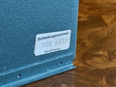 Vintage Burg Wachter Large Royal Cash Box Safe, 13 Pounds