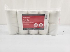 New Pack of 10 Office Depot 1-Ply Bond Paper Rolls 3 in. x 128 ft – 109-023
