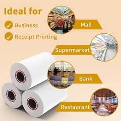 150 Rolls Case 2 1/4″ x 85′ Thermal Cash Registers Credit Card POS Receipt Paper