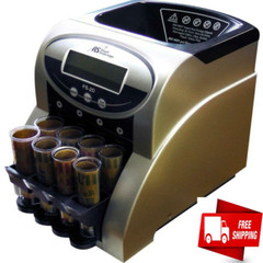Commercial Coin Counter Sorter Machine Fast Sorting Digital LCD Money Change