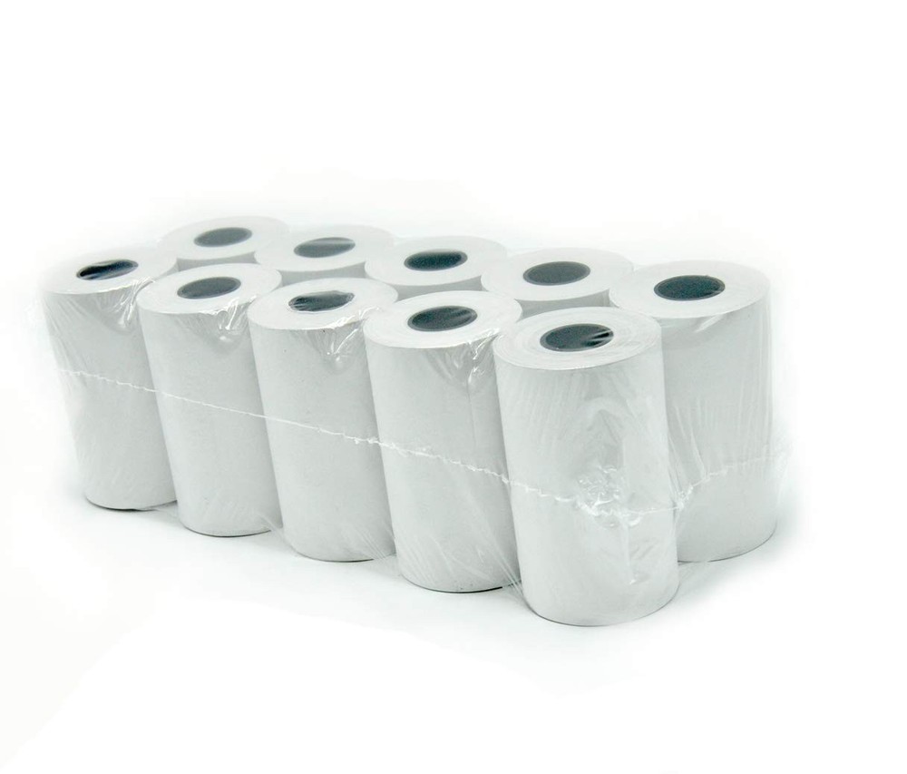2 1/4 x 50′ Thermal Paper, Verifone Vx520 Ingenico ICT220 ICT250 FD400 (10 Rolls