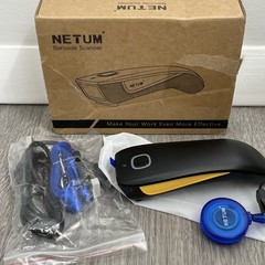 NETUM C750 QR Code Barcode Scanner Mini 2.4G Cordless Bluetooth USB 1D/2D