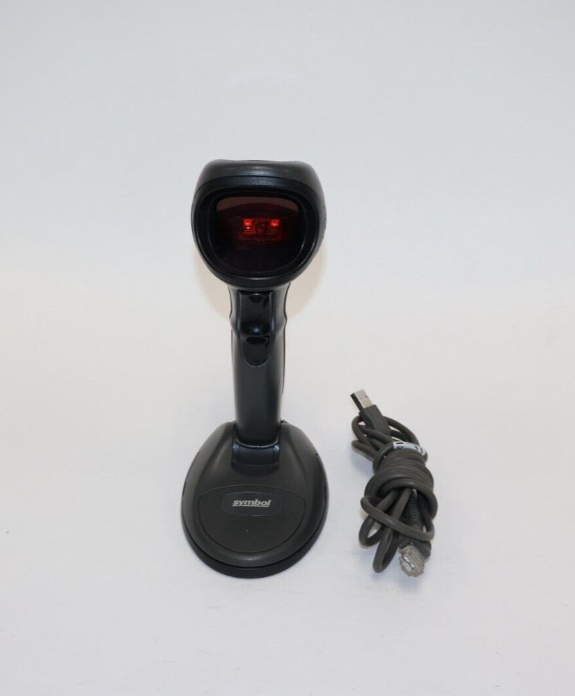 Symbol Motorola Zebra DS9808 Barcode Scanner DS9808-SR00207NNWR w/USB Cable