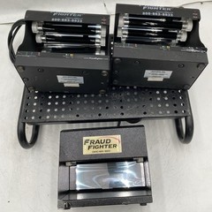 LOT OF 3 Fraud Fighter HD8X2-120A UV Backlight Fluorescence Detector TESTED