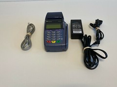 PP15: Verifone OMNI 5100 Credit Card Reader W/ Power Supply & Telephone Cable