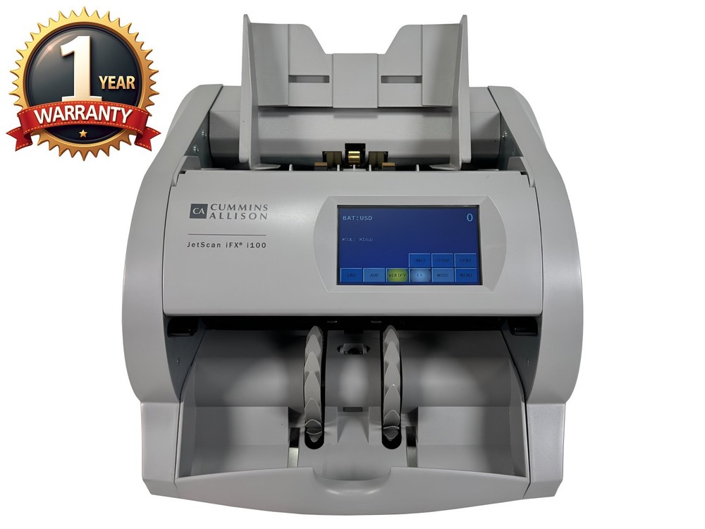 🚀 Cummins Allison i101 JetScan iFX i100 Cash Counter w/ Counterfeit Detection