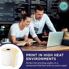 2-Ply White/Yellow Carbonless Paper for Toast Kitchen Printer by Paper Planet…
