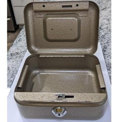 Bostitch Metal Lock Cash Box, 2 Keys, 2 Pocket Money Tray Insert FREE SHIPPING