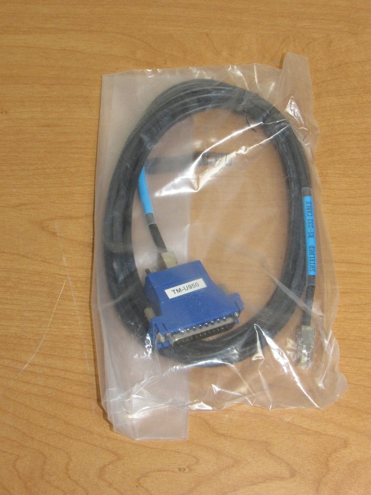 Verifone 10FT Shielded RS-232 Cable 13836-01 & TM-U950 Printer Adapter 55095-01