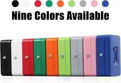 Water-Resistant Cash Box with Removable Tray & Key Lock for Ultimate Security