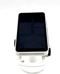 DCCStands Freestanding Square POS Low Swivel and Tilt Stand (White)