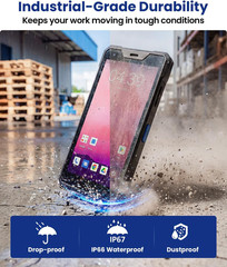 Wireless Android Barcode Scanner: Handheld 1D/2D/QR Code Scanner Mobile Computer