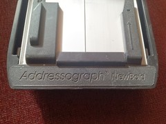 DataCard Vintage American Express Addressograph Manual Credit Card Machine