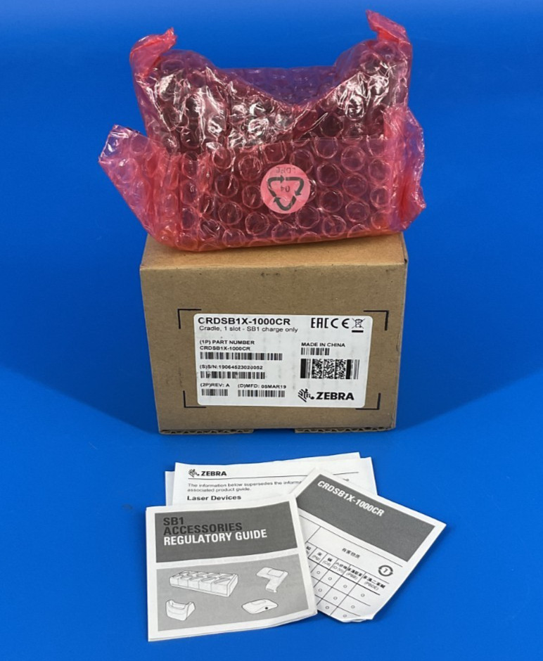 Zebra One Slot Cradle SB1 CRDSB1X-1000CR ✅❤️️✅❤️ BRAND NEW! SEALED! ✅❤️️✅❤️