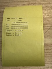 Star TSP100 Future Print POS Computer Receipt Printer For Parts Only /JUA1313