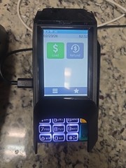 Dejavoo Z9 VEGA3000 Black 3.5″ LCD POS Credit Card Terminal TESTED