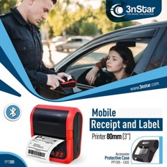 3nStar 80mm (3″) Mobile Receipt and Label Printer Bluetooth (PPT305BT) Android