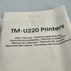 Epson TM-U220PD M188D Dot Matrix POS Receipt Printer Parallel White/Beige