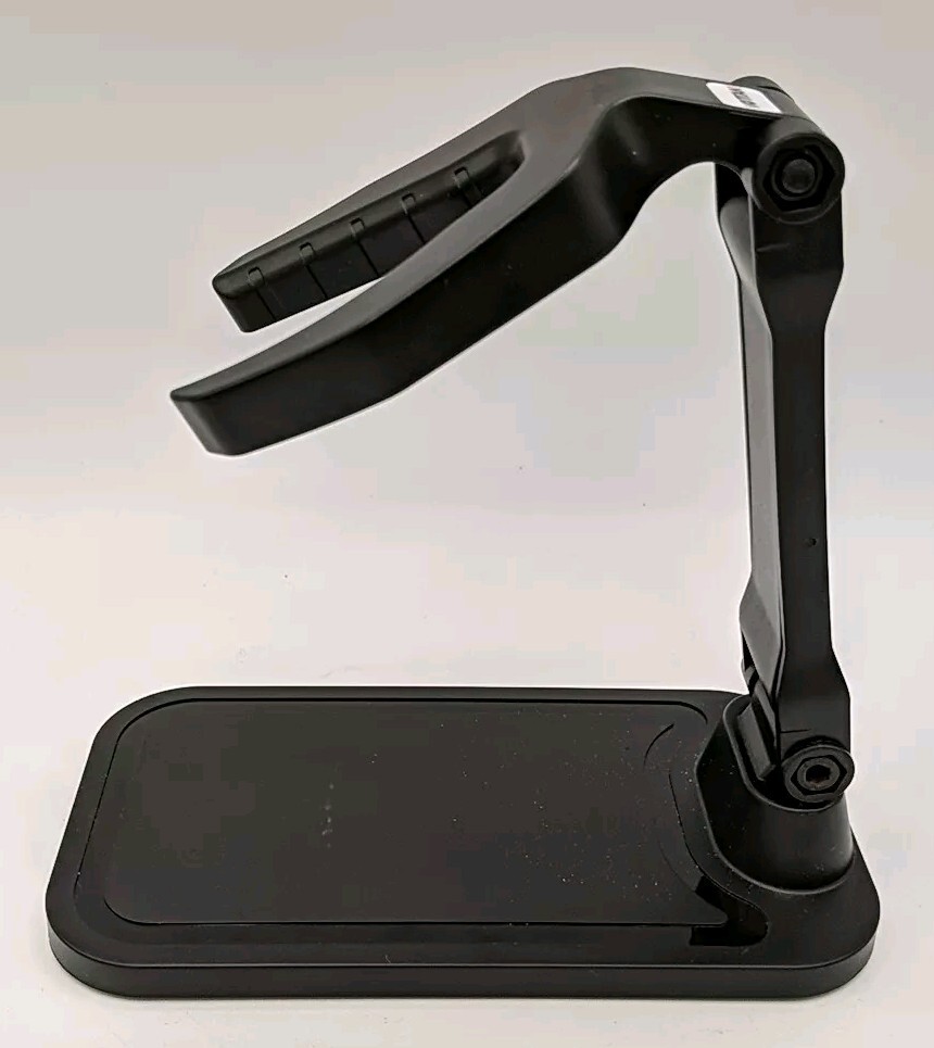 Universal Barcode Scanner Stand Foldable Barcode Reader Holder Black Lightweight