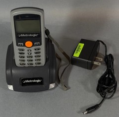 Metrologic Optimus SP5500 Scanner – FOR PARTS – w/ Cradle Cable