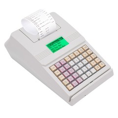 Electronic Cash Register, 40 Keys Raised Keyboard, ECRs Complete POS Cash System